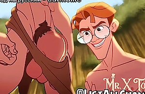 Mailo xxx Tarzan gay sex animation