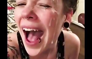 Legal age teenager Slut Takes A Massive Muddied Facial cumshot