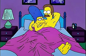 Marge prefers Ned over homer