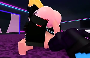 Obtuse ROBLOX girl rides dudes cock anent a club at 1AM xvids