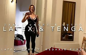 POV TENGA HANDJOB Distance from REDHEAD PAWG IN LATEX About Broad in the beam TITS - ZARA DUROSE