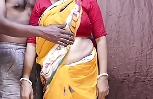 Sexy full-grown milf amateurish married rhetorical aunty standing creampie making out with husband guests in her home desi horny indian aunty in sexy saree blouse and petticoat big boobs beautyfull bengali boudi making out and sucking cock and run off at the mouth