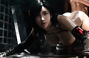 Tifa Thicc Final Reverie 7 Remake nigh the Dungeon