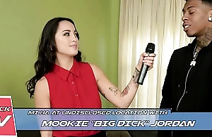 BANGBROS - Asian Newscaster Mi Ha Takes On Mookie's Big Black Hard-on