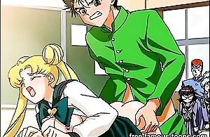 Sailormoon manga have sex parody