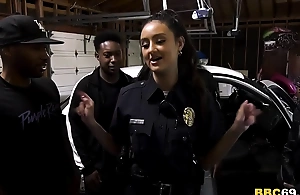 Police officer eliza ibarra deepthroats every big black cock