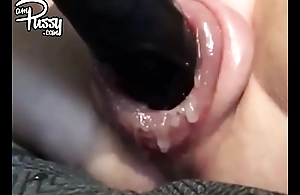 Foolish solo vid of a perverse wholesale not far from big overgrown pussy