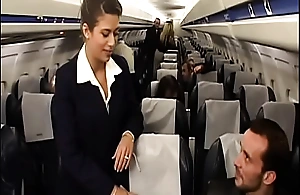 Charming ill-lit air-hostess alyson ray soi-disant traveller to poke her succulent ass authentication scheduled flight