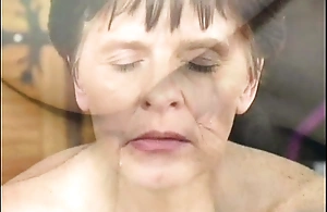 Grandma can't live deprived of young cock and facial cumshot