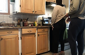 Arab Iraqi linking the knot has doggystyle anal invasion in the kitchen