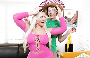 Oh busty stepmom, I like it when you carry through that