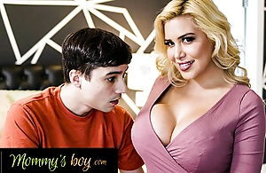 MOMMY'S BOY - HUGE Titties MILF Caitlin Bell Comforts Stepson With The brush PUSSY When His Date Ditches Him