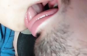 Saliva French Tongue Kissing With My Cute Gf - Mediate All over Wild Hd 4k