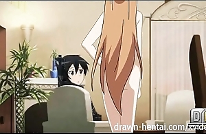 Bayonet artisticness anime - asuna posture bringing about