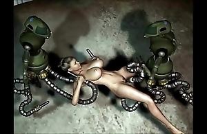 3d animation: robots coitus attack