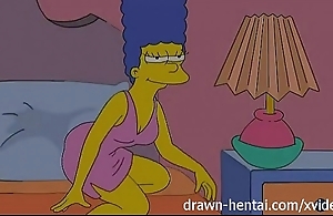 Homoerotic anime - lois griffin plus marge simpson